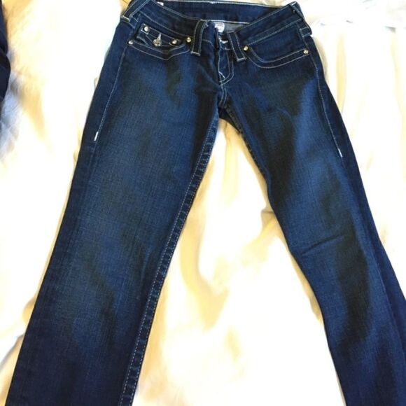 Rare💎 Swarovski Crystal True Religion Dark Skinny - Picture 3 of 4